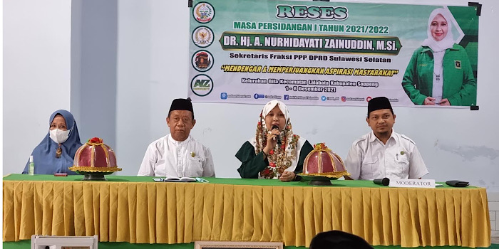Reses, Legislator PPP Sulsel Andi Nurhidayati Serap Aspirasi Warga Muhammadiyah Soppeng