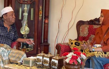 Ketua PPP Soppeng Andi Nurhidayati Sowan Ke Tokoh NU KH. Baharuddin HD